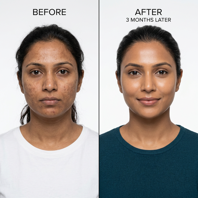 Dencespot Chemical Peel Result