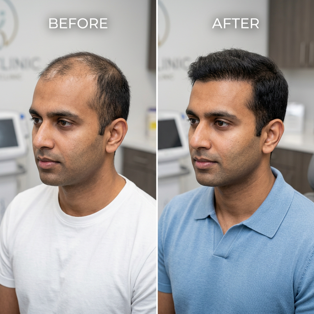 Dencespot Hair Microneedling Result