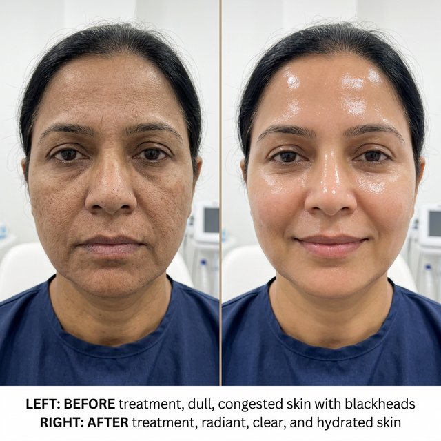 HydraFacial in Gurgaon Result